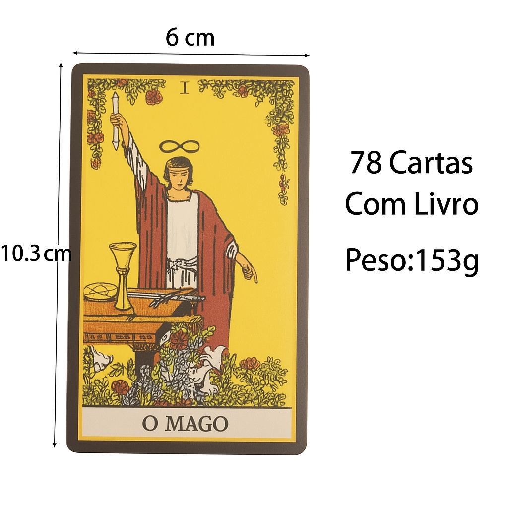 Baralho de Tarot Clássico Pret